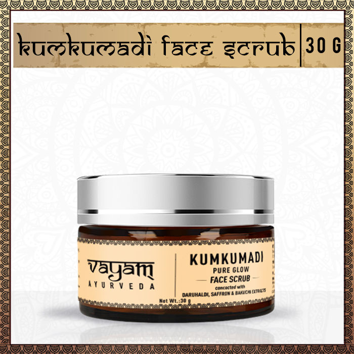 Buy Vayam Ayurveda Kumkumadi Pure Glow Face Scrub (30 g) - Purplle