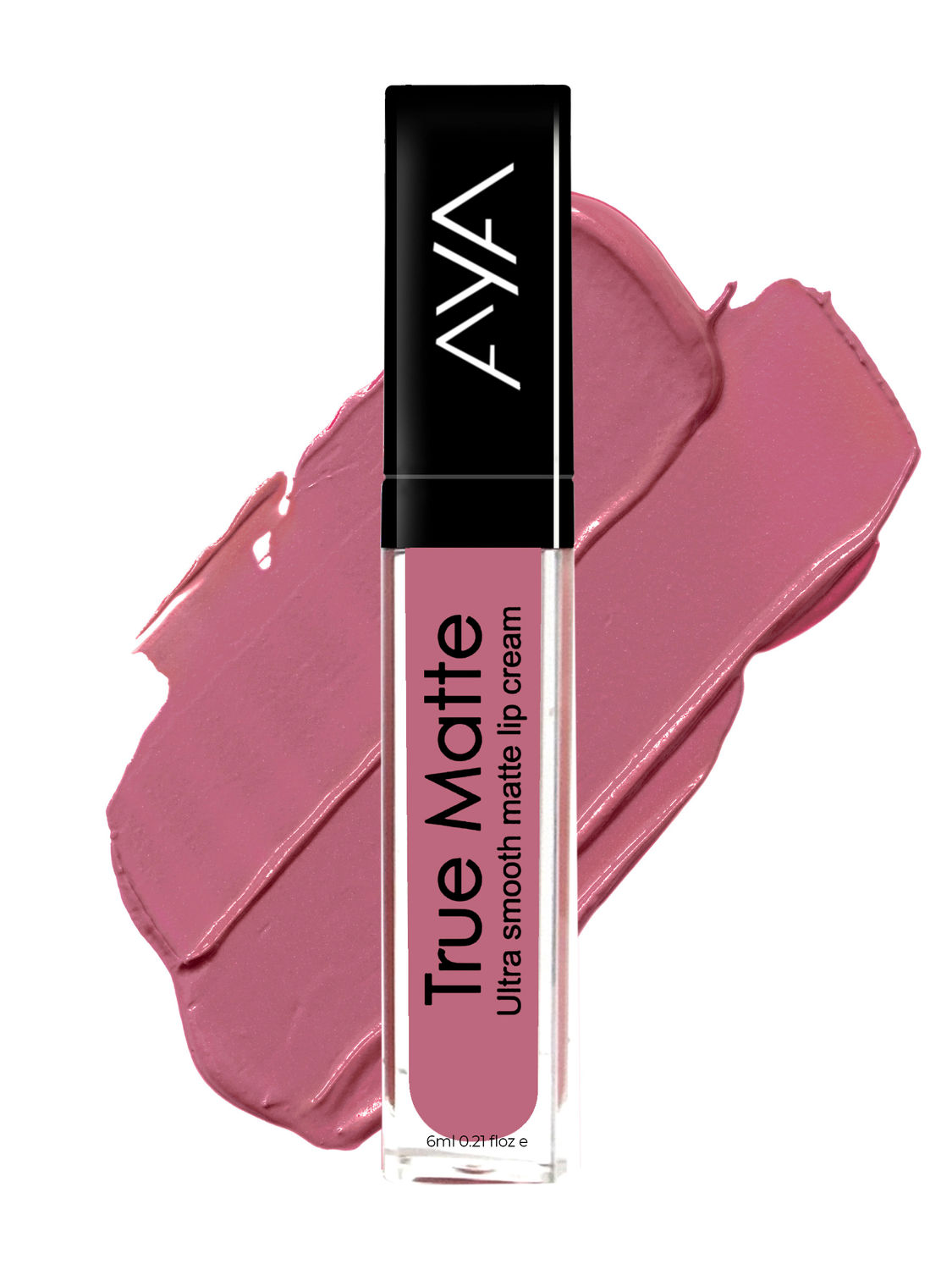 Buy AYA True Matte Ultra Smooth Matte Lip Cream Lip Gloss, 01 Pink, 6ml - Purplle