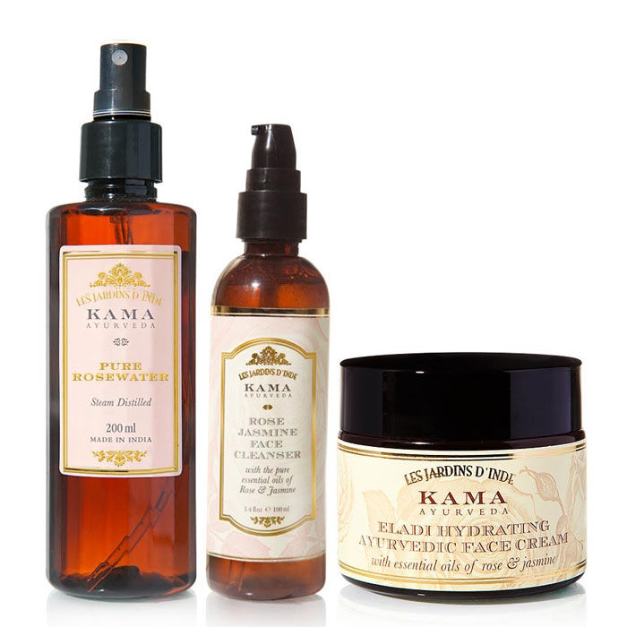 Buy Kama Ayurveda Daily Face Care Regime For Women (350 g) - Purplle