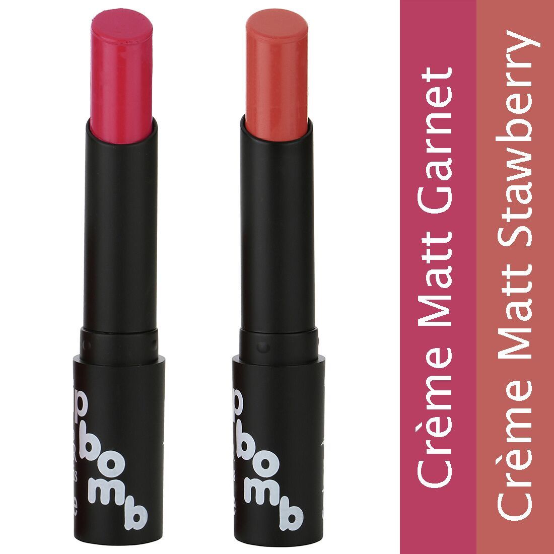 Buy Bonjour Paris Super-Matt Lipstick - Garnet / Stawberry (7 g) - Purplle