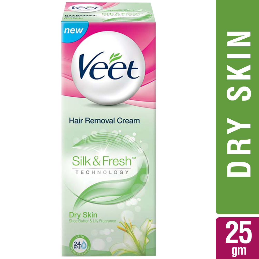 Buy Veet Hair Removal Cream Dry Skin (25 g) - Purplle