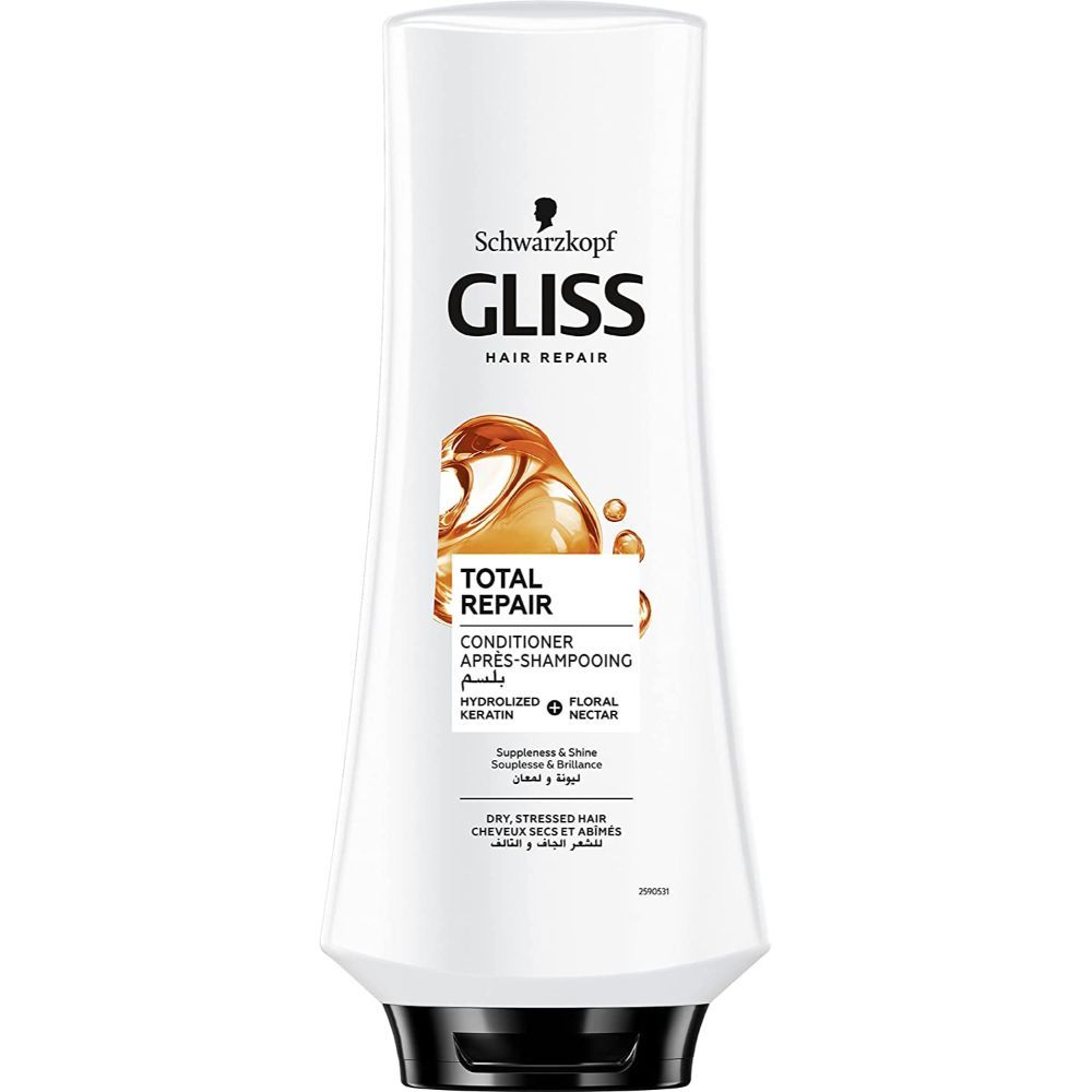 Buy Schwarzkopf Gliss Hair Repair With Liquid Keratin Total Repair Conditioner (400 ml) - Purplle