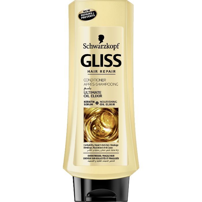 Buy Schwarzkopf Gliss Hair Repair With Liquid Keratin Ultimate Oil Elixir Conditioner (400 ml) - Purplle