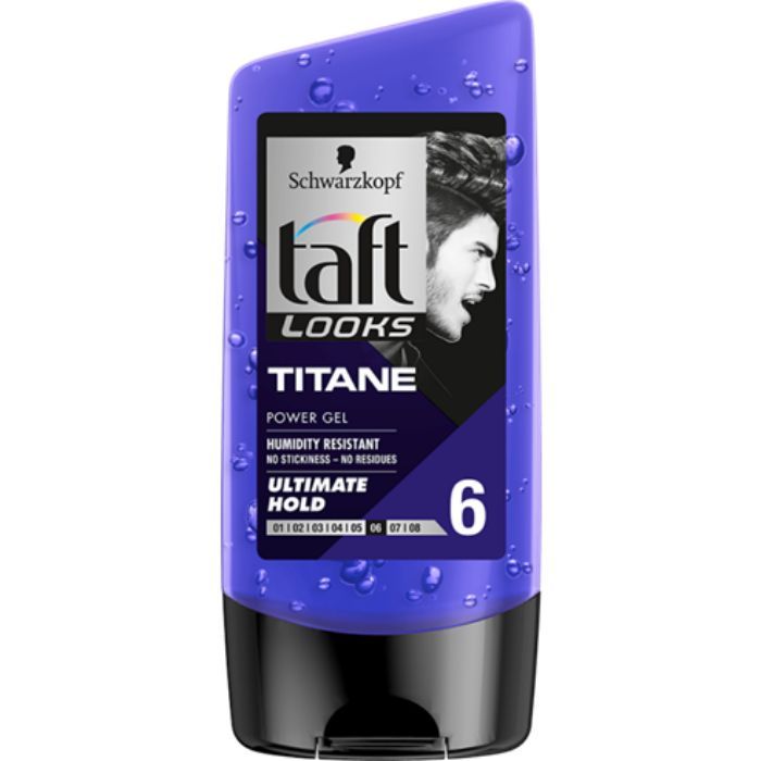 Buy Schwarzkopf Taft All Weather Looks Titane Power Gel Ultimate Hold (150 ml) - Purplle