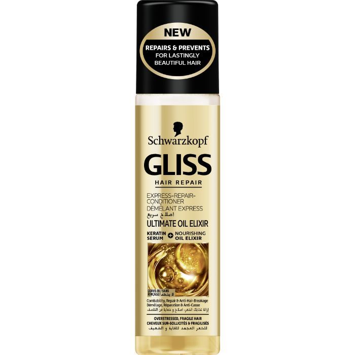 Buy Schwarzkopf Gliss Hair Repair With Liquid Keratin Ultimate oil elixir Express Repair Conditioner (200 ml) - Purplle