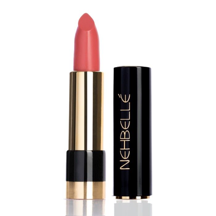 Buy Nehbelle Lipstick Gold Collection 014 Pinsie Tinsie, Punch Pink, Nude Pink Light, 0.14 Ounce (4.2 g) - Purplle
