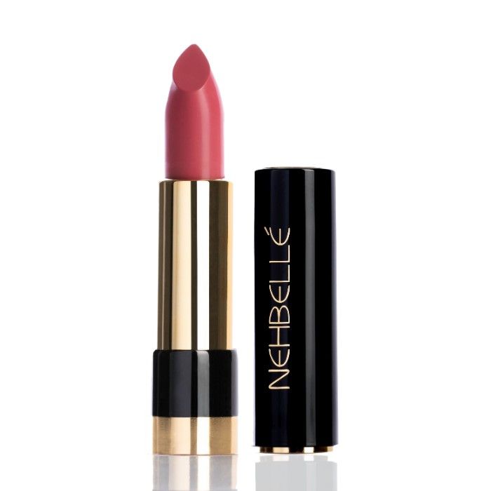 Buy Nehbelle Lipstick Gold Collection 025 Simplicity Bell, Bubble Gum, Light Pink, 0.14 Ounce (4.2 g) - Purplle