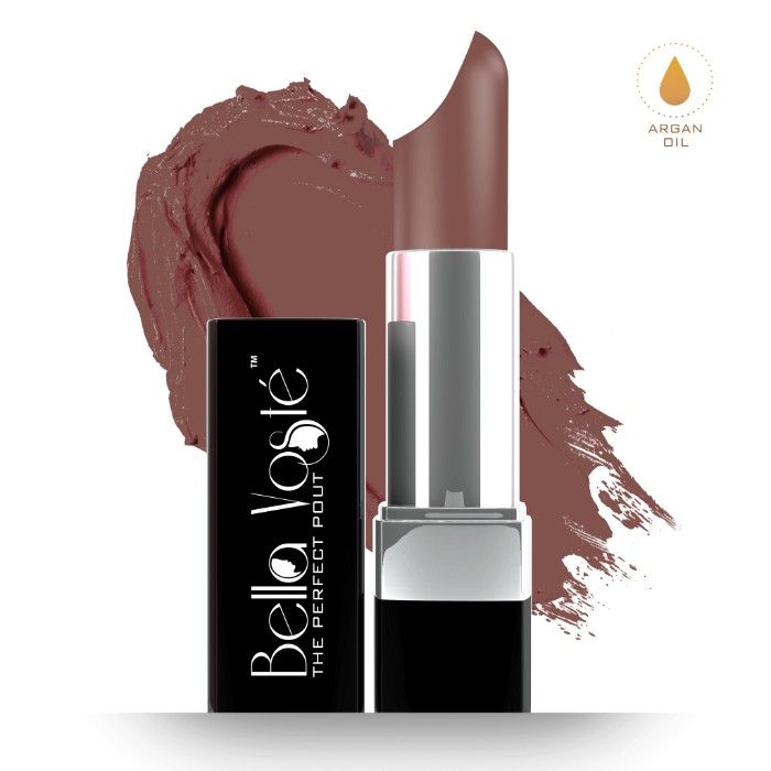 Buy Bella Voste Ulti-Matte Nude Lipstick (With Argan Oil) ROOT BEER (12) (4.2 g) - Purplle