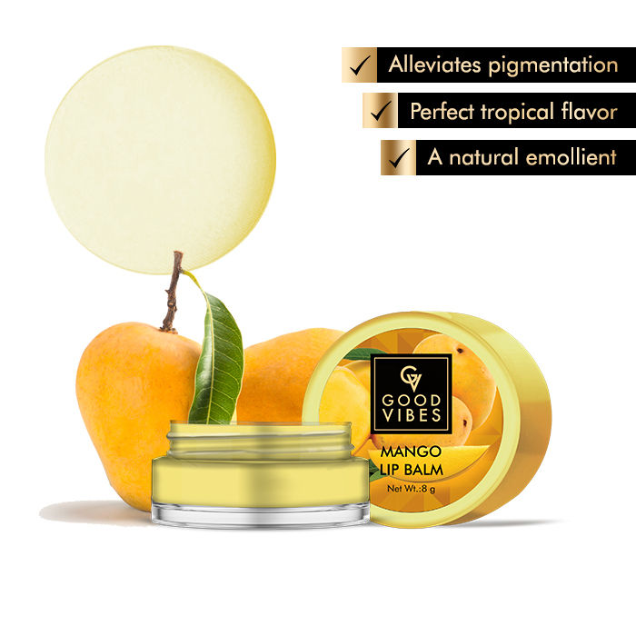 Buy Good Vibes Lip Balm - Mango (8 gm) - Purplle