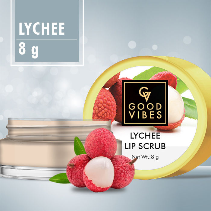 Buy Good Vibes Lip Scrub - Lychee (8 gm) - Purplle