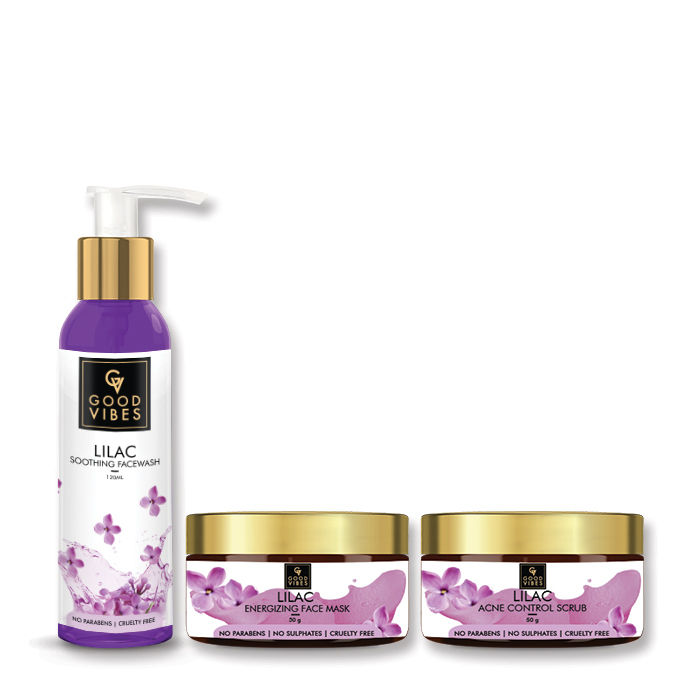 Buy Good Vibes Lilac Skincare Combo - Purplle