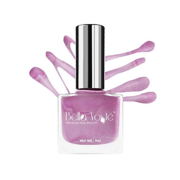 Buy Bella Voste Metallic Nail Paints Bachellorette Blush (9 ml) - Purplle