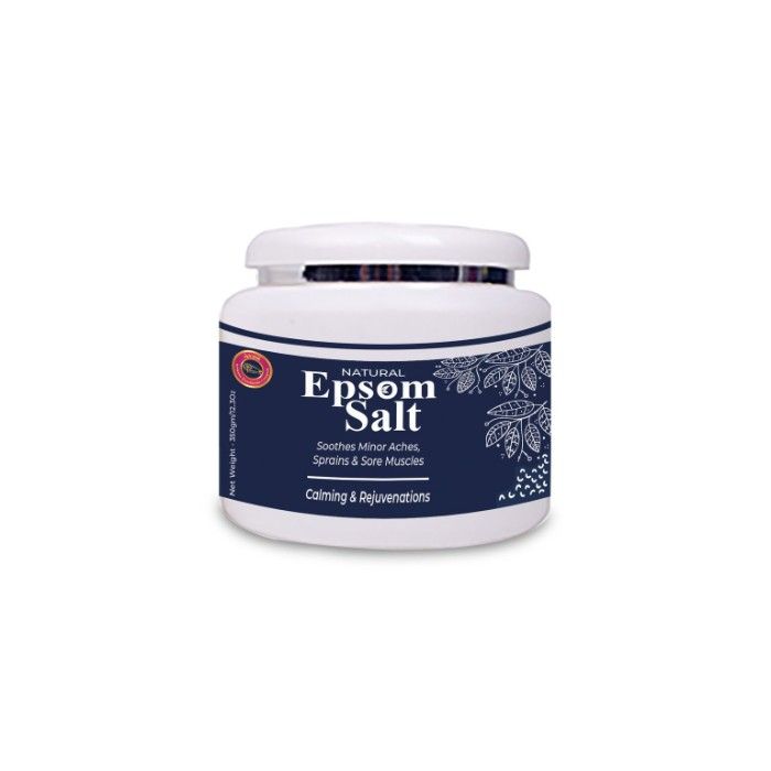 Buy Avnii Organic's Epsom Salt, Best For Bathing, Relaxing Foot Soak, Pain Relief, Therapeutic Spa Treatment, Epsom Salt (350 g) - Purplle