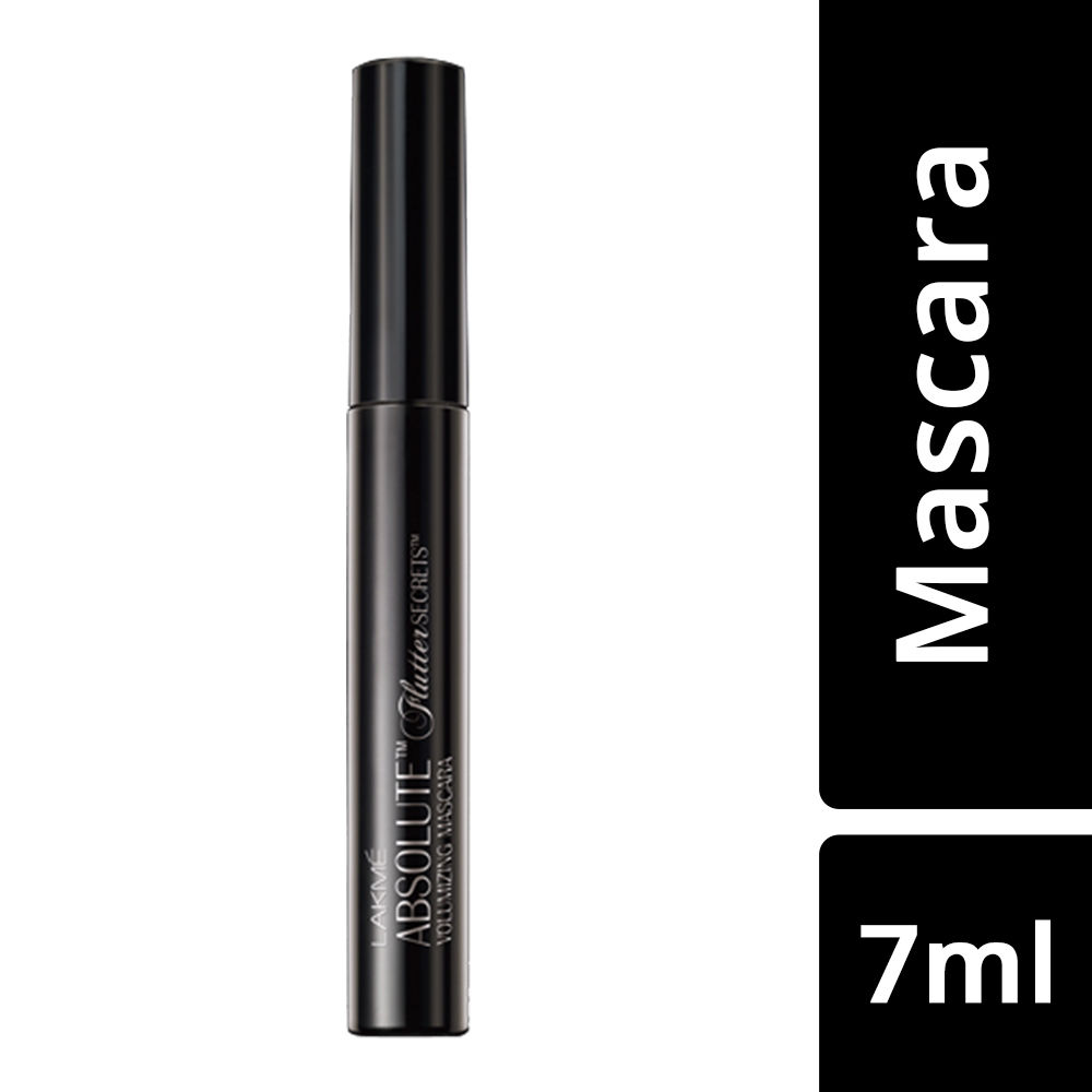 Buy Lakme Absolute Flutter Secrets Volumizing Mascara - Black (7.5 ml) - Purplle