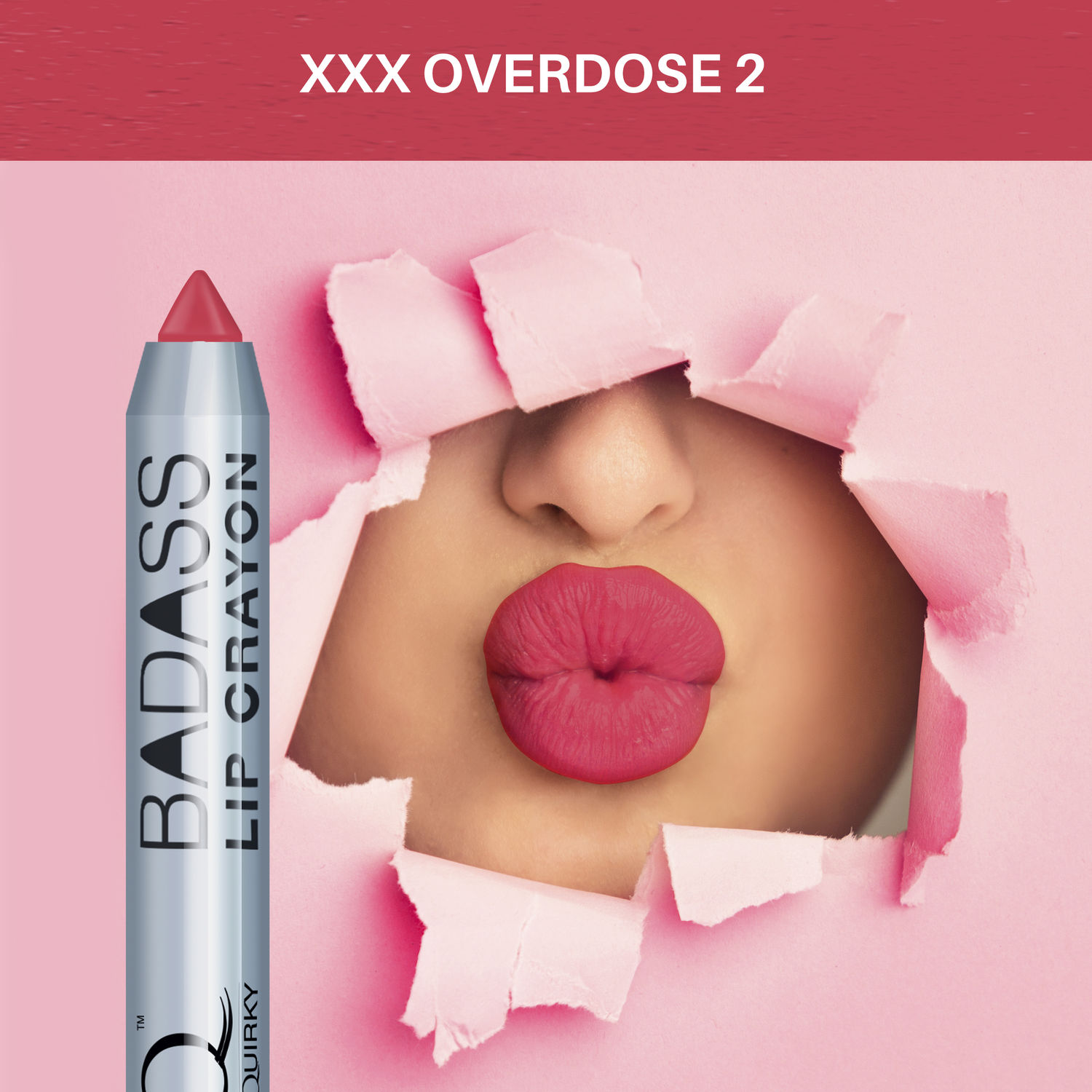 Buy Stay Quirky BadAss Lip Crayon|Transfer-Proof| Smudge-Proof| Intense Pigmentation| Lipstick|Vegan| Brown - XXX Overdose 2 (2.8 g) - Purplle