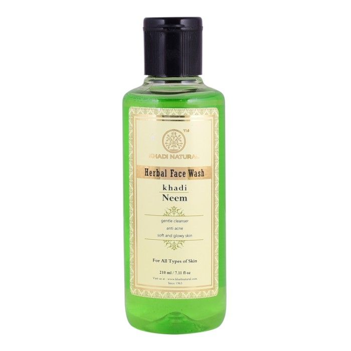 Buy Khadi Natural Ayurvedic Neem Face Wash (210 ml) - Purplle