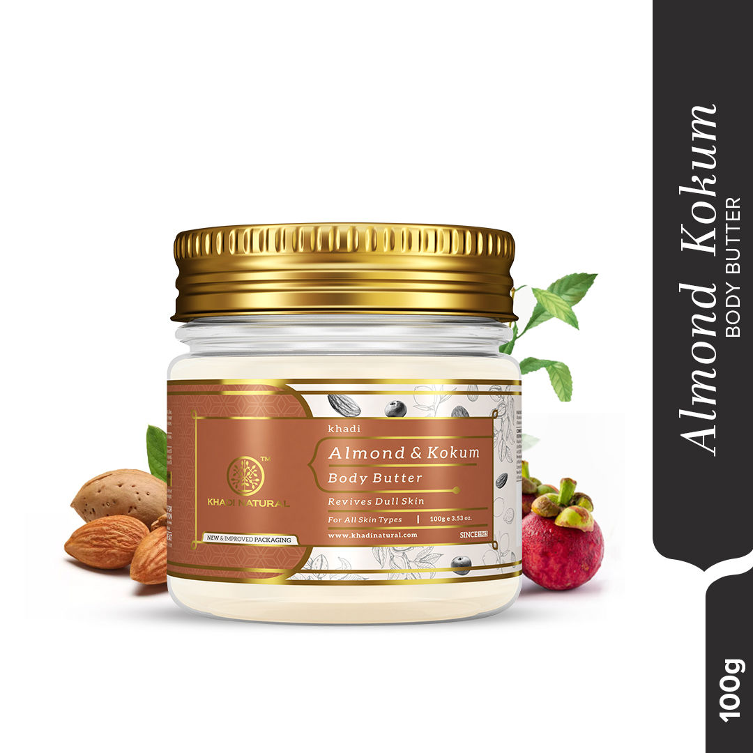 Buy Khadi Natural Ayurvedic Almond & Kokum Body Butter (100 g) - Purplle