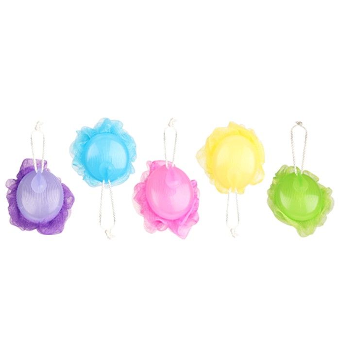 Buy Ministry of Makeup Loofah with handle grip colour/shape/size may vary - Purplle