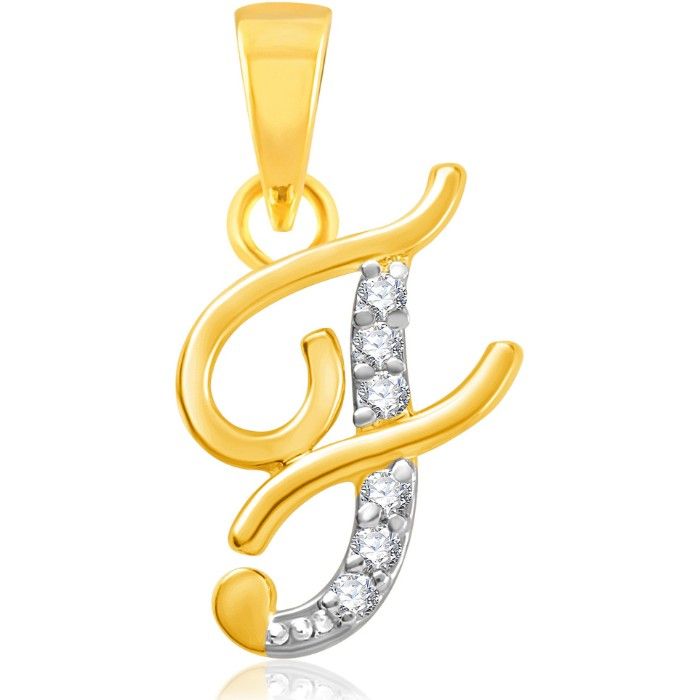 Buy Srikara Alloy Gold Plated CZ / AD Fashion Jewellery Pendant with Chain - SKP1102G - Purplle