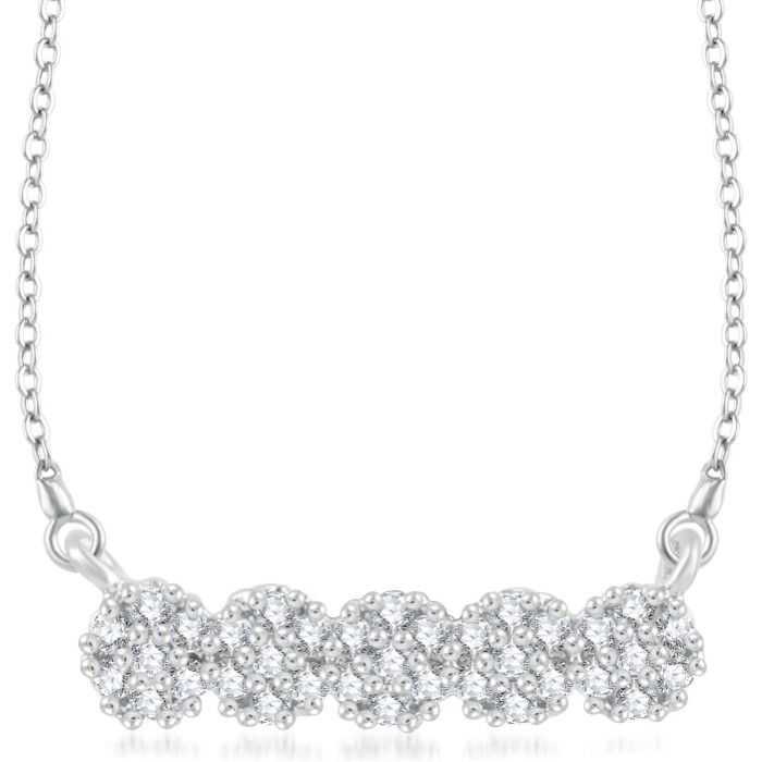 Buy Srikara Alloy Crystals Circular Design Fashion Jewellery Pendant with Chain - SKP3229R - Purplle