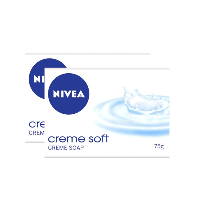 Buy Nivea Cream Soft Soap - Pack of 2 (Each of 75 g) - Purplle
