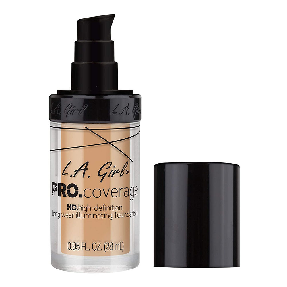 Buy L.A. Girl pro Coverage HD Foundation-Natural 28 ml - Purplle