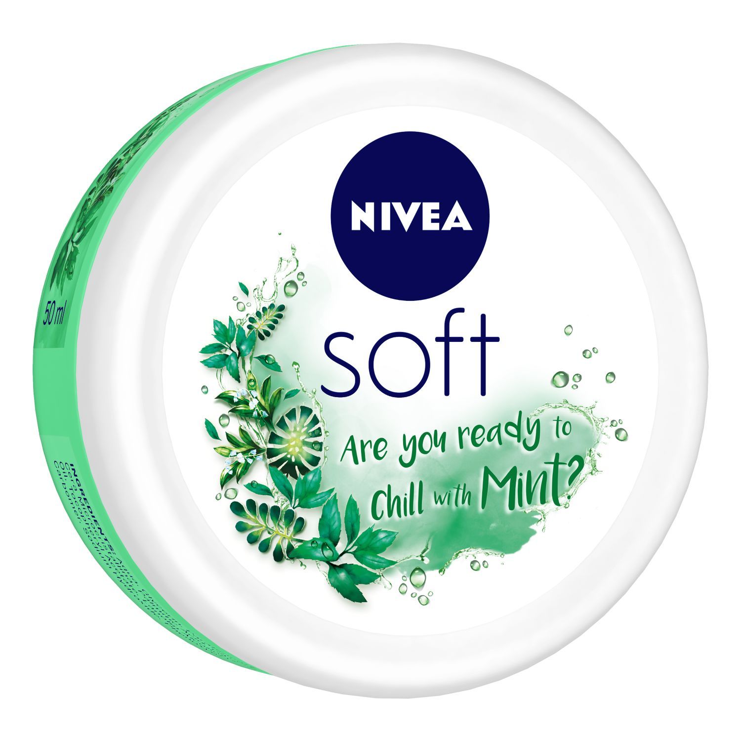 Buy NIVEA Soft Light Moisturising Cream Chilled Mint 50ml - Purplle
