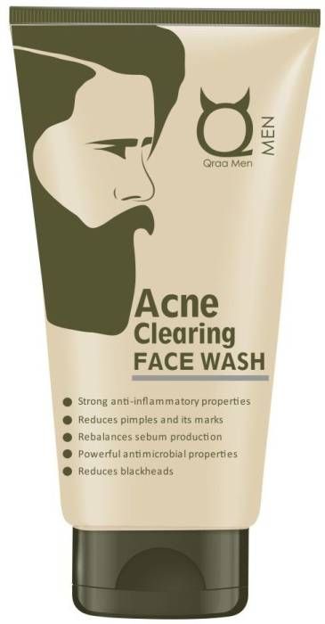 Buy Qraa Men Acne Clearing Face Wash (100 g) - Purplle