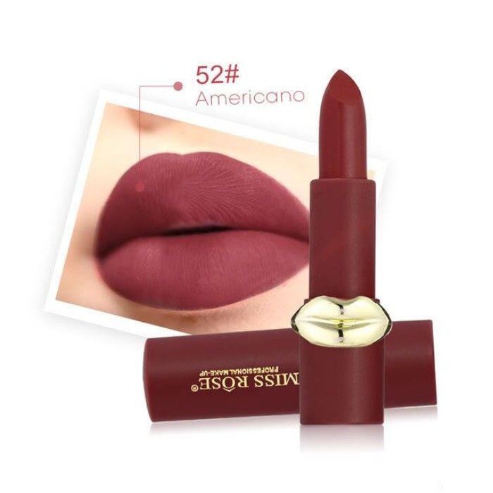 Buy Miss Rose Matte Fashion Lipstick Color (7301-004B52) (3.4 g) - Purplle