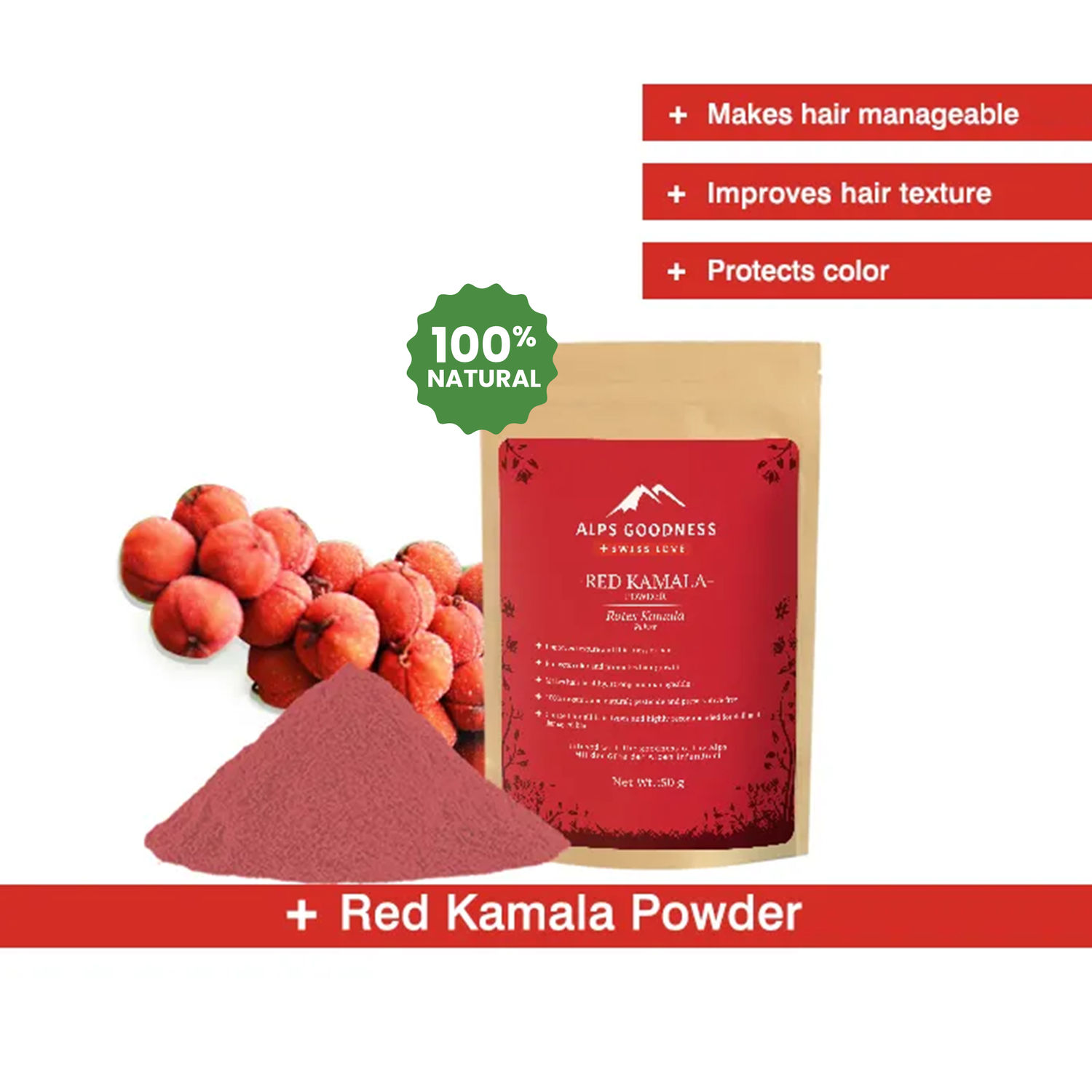 Buy Alps Goodness Powder - Red Kamala (50 gm) - Purplle