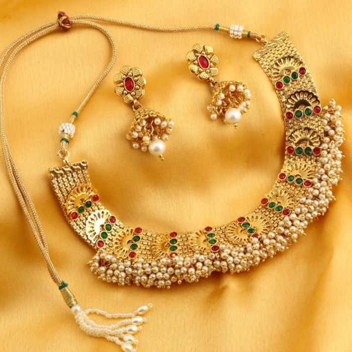 Reversible cheap gold necklace