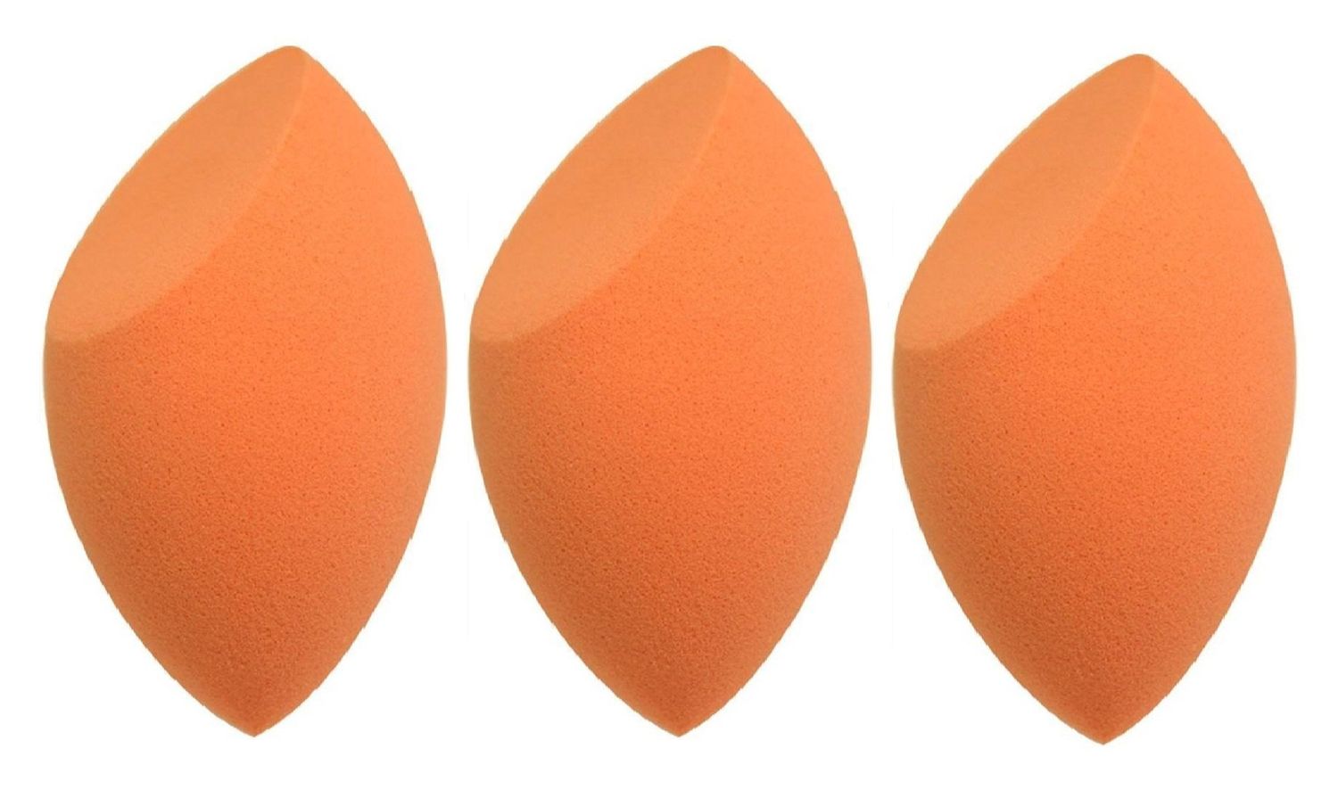 Buy AY Cut Shape Make up Sponge Puff (Colour may Vary) - Pack of 3 Piece - Purplle