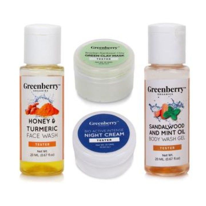 Buy Greenberry Organics Anti-Acne Essential Kit (80 g) - Purplle