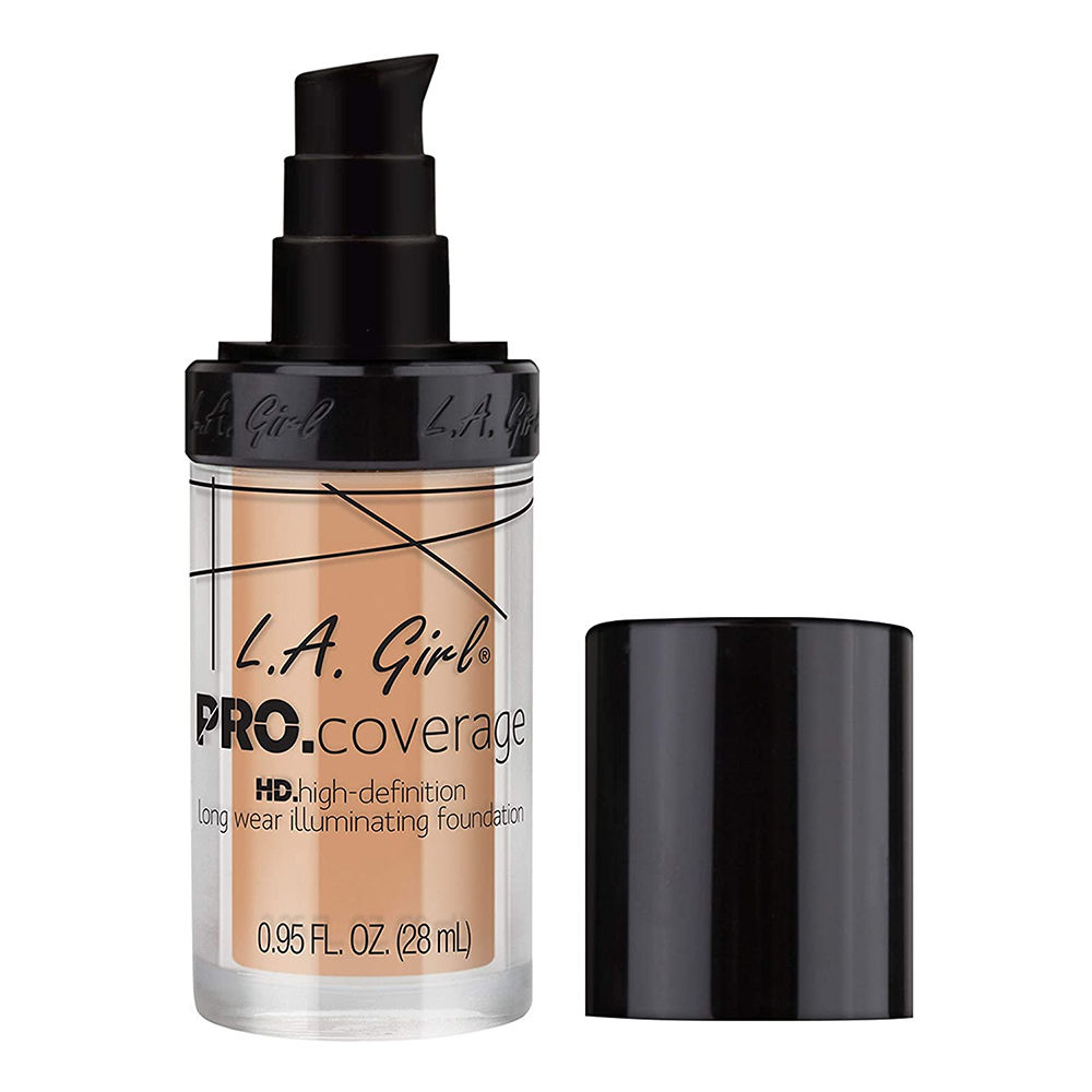 Buy L.A. Girl pro Coverage HD Foundation-Porcelain 28 ml - Purplle