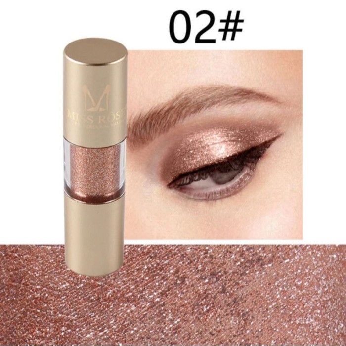 Buy Miss Rose Professional Make Up Liquid Eye Shadow Glitter & Glow (7001-023M02) (5 g) - Purplle
