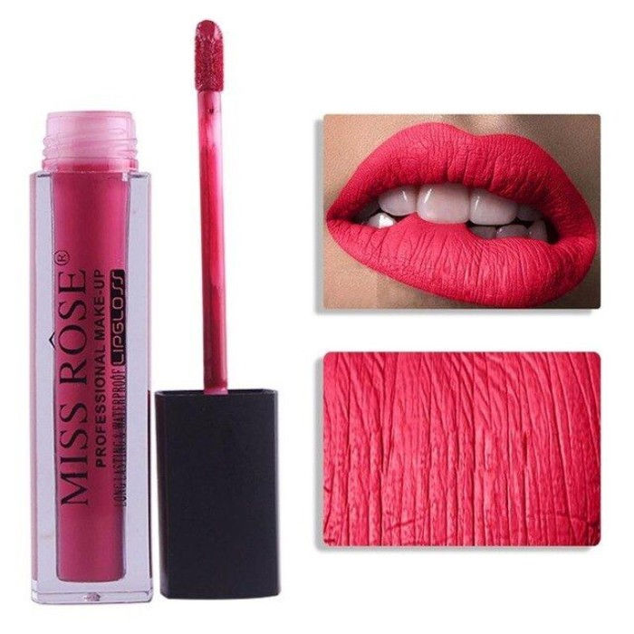 Buy Miss Rose Professional Make Up Long Lasting Matte Lip Gloss (7701-002-05) (3.6 g) - Purplle