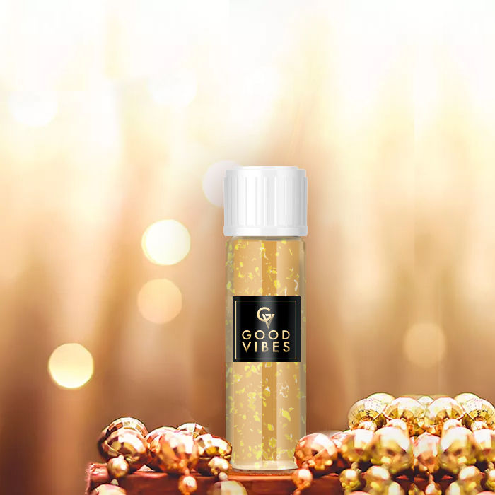 Buy Good Vibes Argan Facial Oil with Gold Leaves - Travel Size (3 ml) - Purplle