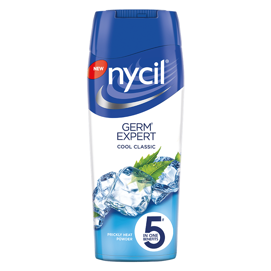 Buy Nycil Cool Classic with Menthol, Prickly Heat powder (Cosmetic) (150 g) (Free Glucon-D Orange 100gm Worth Rs 41) - Purplle