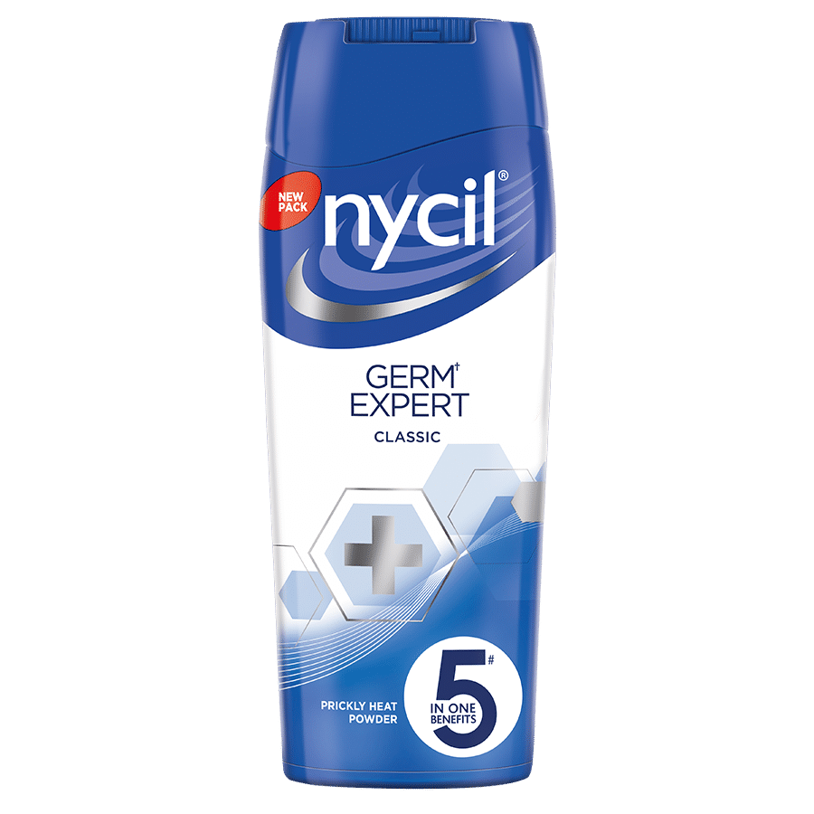 Buy Nycil Classic Caring & Protection Prickly Heat Powder (150 g) (Free Glucon-D Orange 100gm Worth Rs 41) - Purplle
