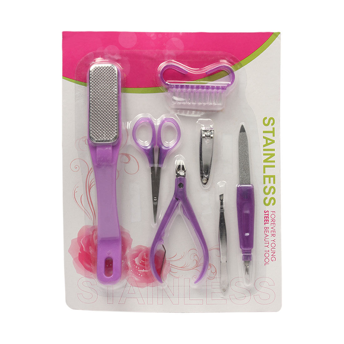 Buy Paco Milano Manicure And Pedicure Stainless Steel Set (Color May Vary) - Purplle