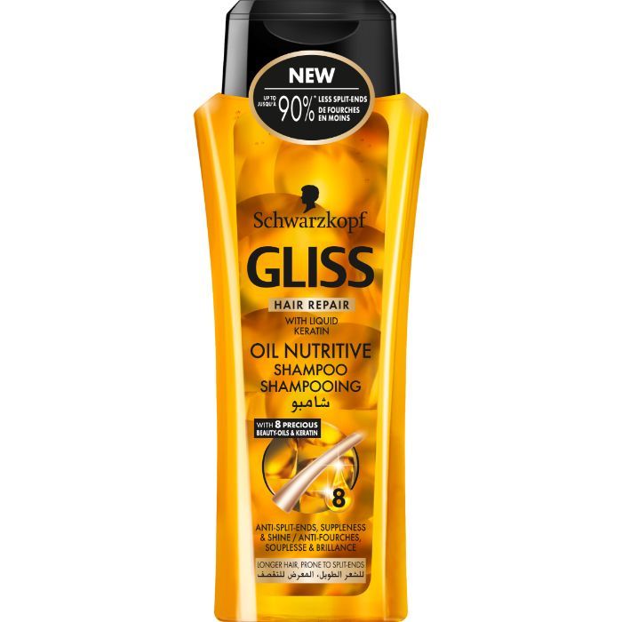 Buy Schwarzkopf Gliss Hair Repair With Liquid Keratin Oil Nutritive Shampoo (400 ml) - Purplle