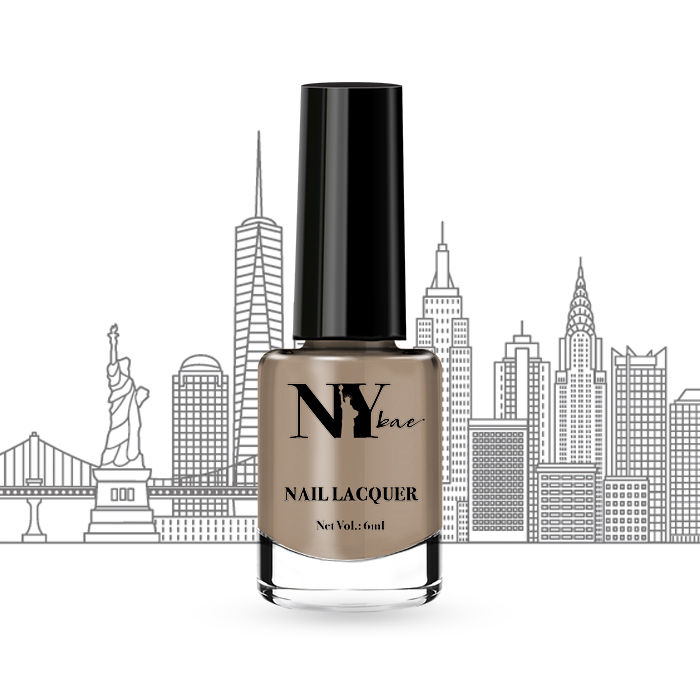 Buy NY Bae Nail Lacquer, Creme, Brown, Brewin' at Manhattan - Cappuccino (6 ml) - Purplle