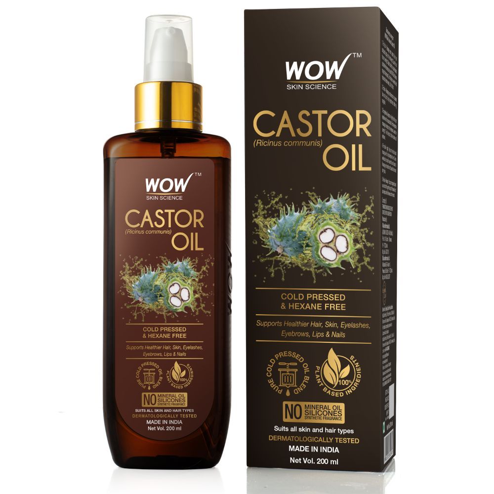 Buy WOW Skin Science Castor Oil (200 ml) - Purplle