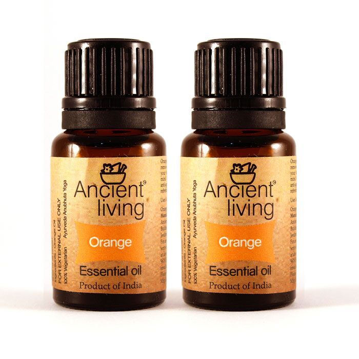 Buy Ancient Living Orange Essential Oil (10 ml) Set Of 2 - Purplle