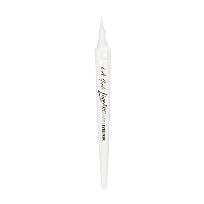 Buy L.A. Girl Matte Line Art Eyeliner Pure White (0.4 g) - Purplle
