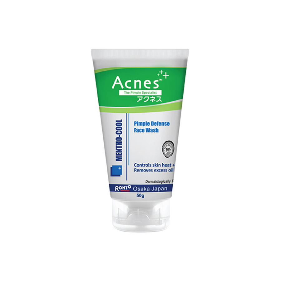 Buy Acnes Mentho-Cool Pimple Defence Face Wash (50 g) - Purplle