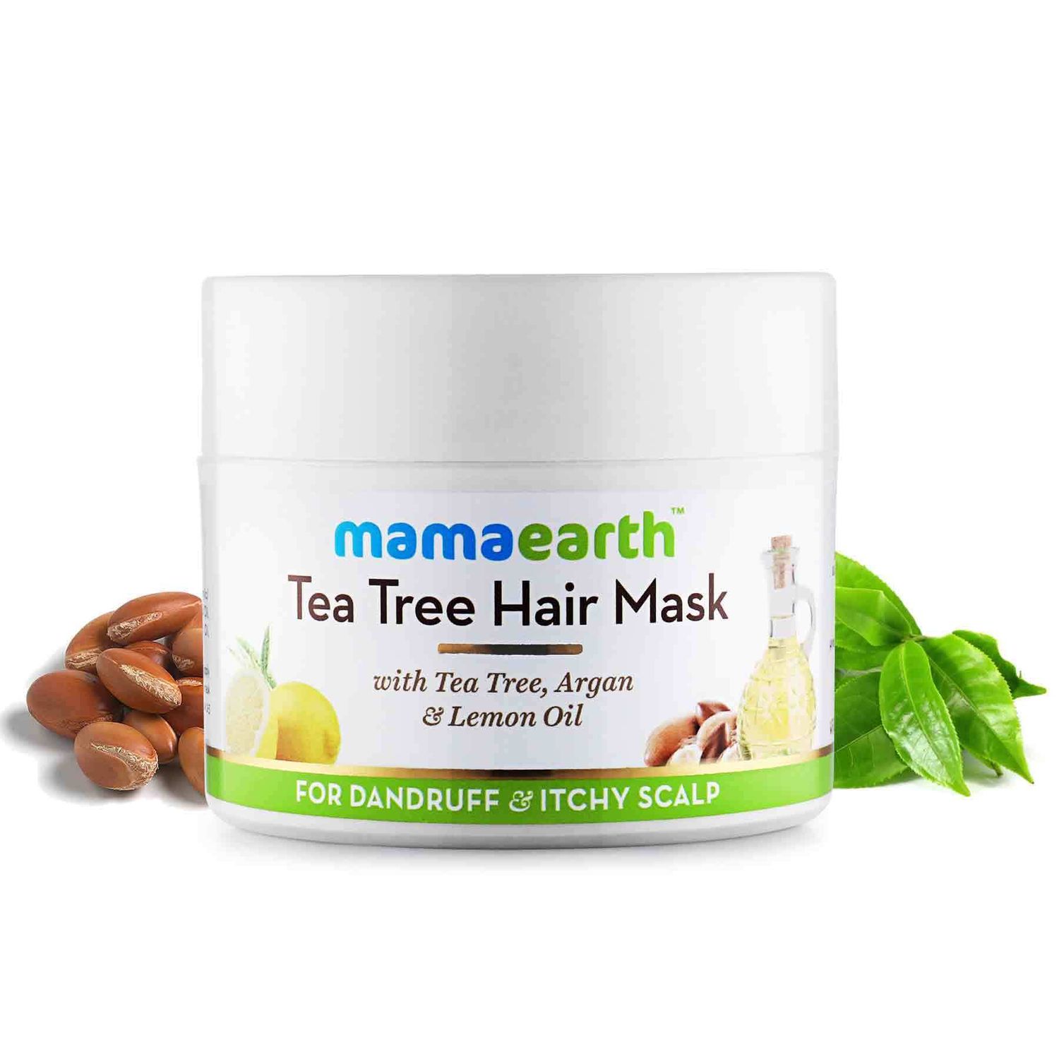 Buy Mamaearth Anti Dandruff Tea Tree Hair Mask With Tea Tree And Lemon Oil For Danrduff Control And Itch Treatement (200 ml) - Purplle