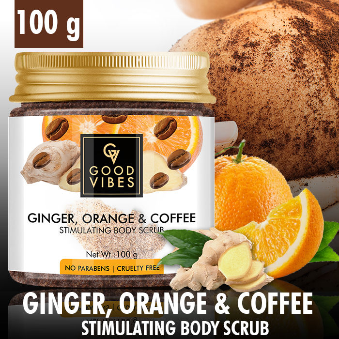 Buy Good Vibes Stimulating Body Scrub - Ginger, Orange & Coffee (100 g) - Purplle