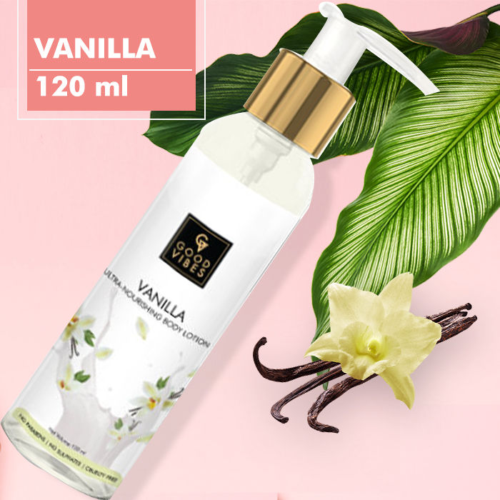 Buy Good Vibes Ultra - Nourishing Body Lotion - Vanilla (120 ml) - Purplle
