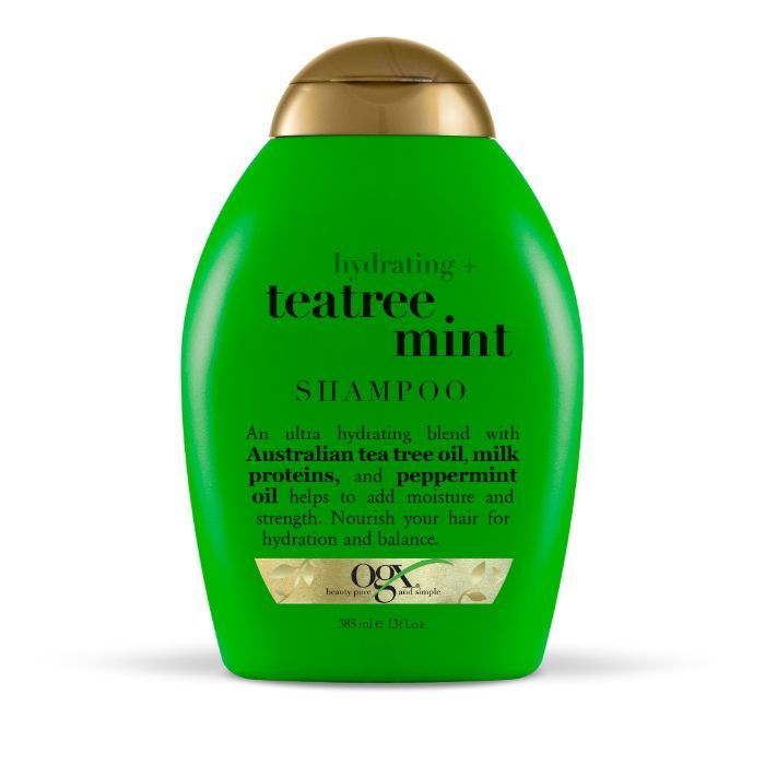 Buy OGX Hydrating Teatree Mint Shampoo (385 ml) - Purplle